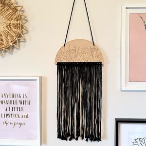 Macrame Floral Wall Hanging